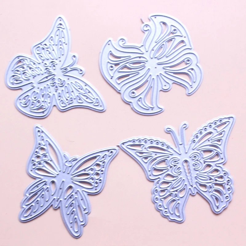 

Butterflies Metal Cutting Dies Stencil Scrapbooking DIY Album Stamp Paper Card Mold Embossing Decoration Craft