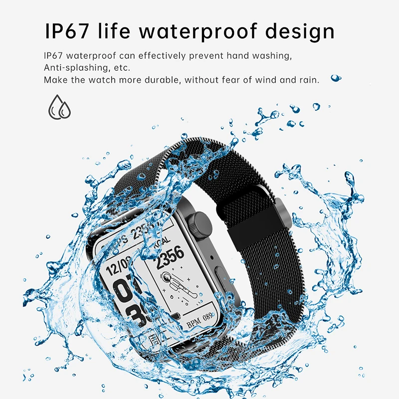 2021 lige men smart watch bluetooth call music fitness tracker heart rate monitor waterproof women smartwatch custom watch face free global shipping
