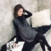 2021 autumn women sweater long cardigan female sweater vest sleeveless knitted pullovers ladies fashion clothings vest h872