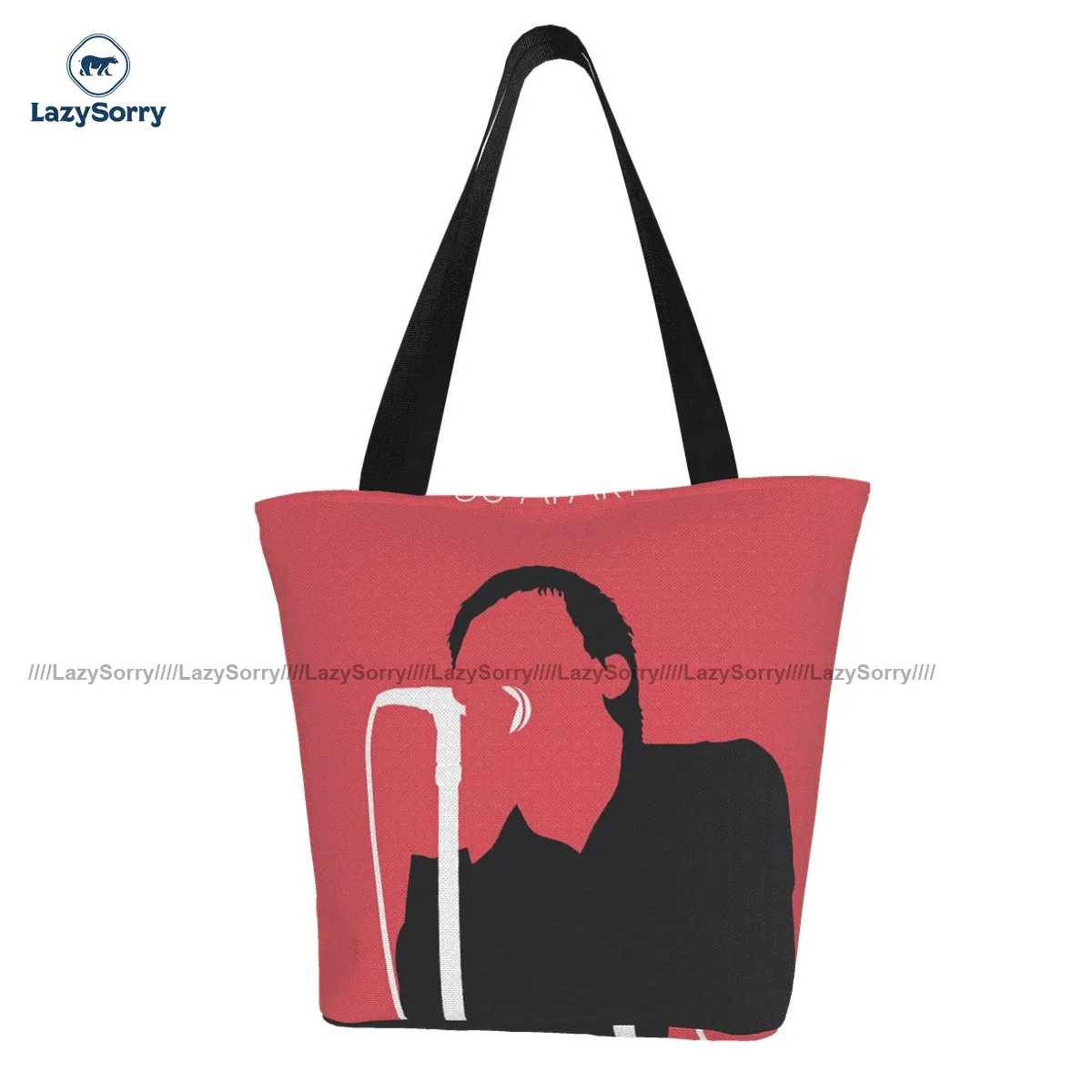 

Love Will Tear Us Apart Shopping Bag Gifts Funny Handbag Cloth Work Woman Bags