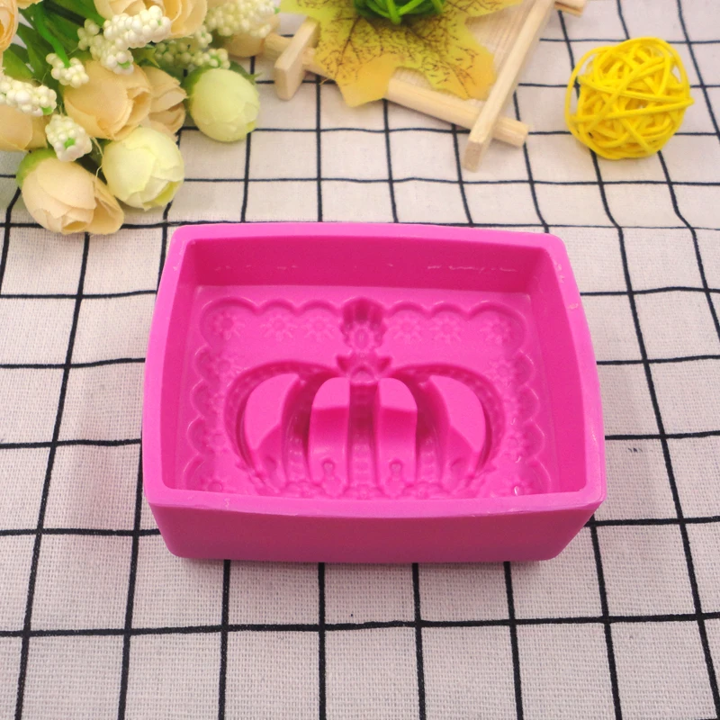 Корона ручной работы мыло формы силиконовые для торта шоколада желе конфет