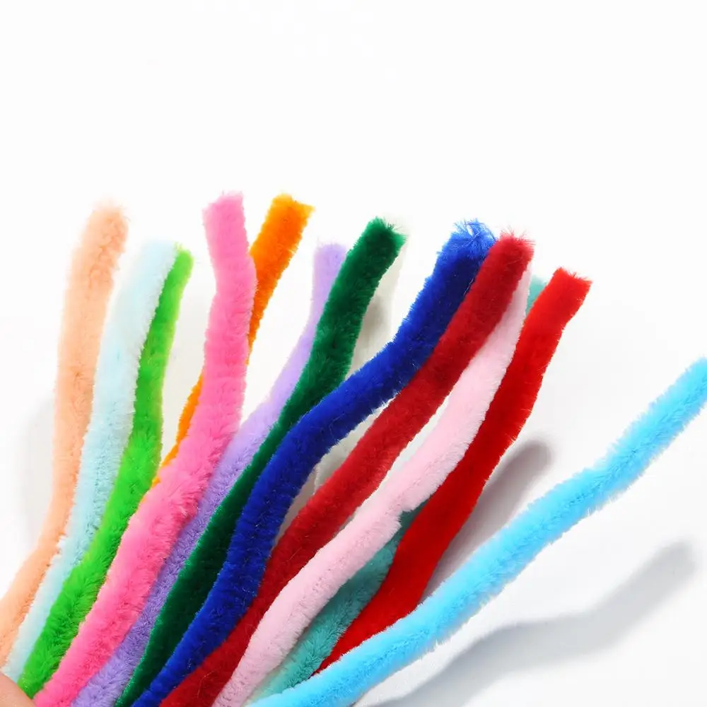 Палочки плюшевые для детей 1 м/лот игрушки поделки стебли синели очистители труб |