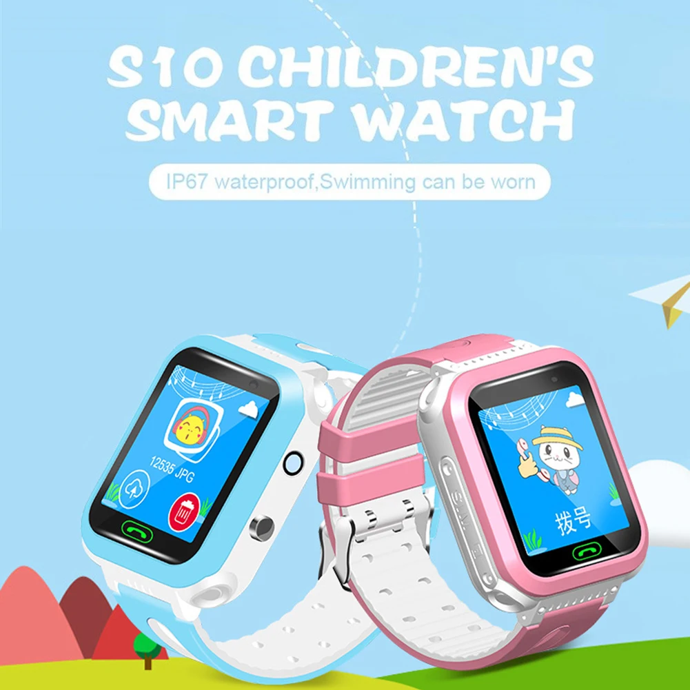 Для детей студентов дети сенсорный экран водонепроницаемый один ключ SOS gps камера