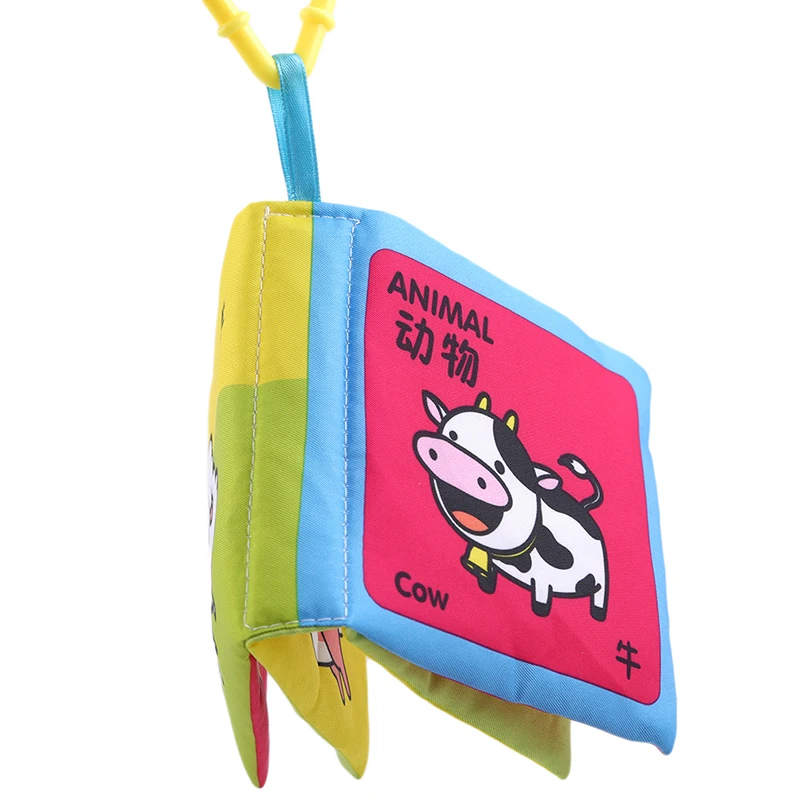 Тканевая книга для детей детская развивающая игрушка раннего развития Пальмовая