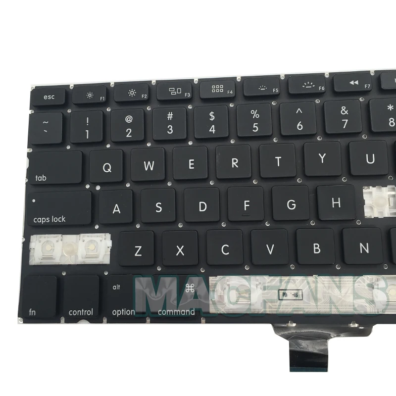 Сменный колпачок для клавиш A1278 A1286 Macbook Pro с одной черной кнопкой и зажимом