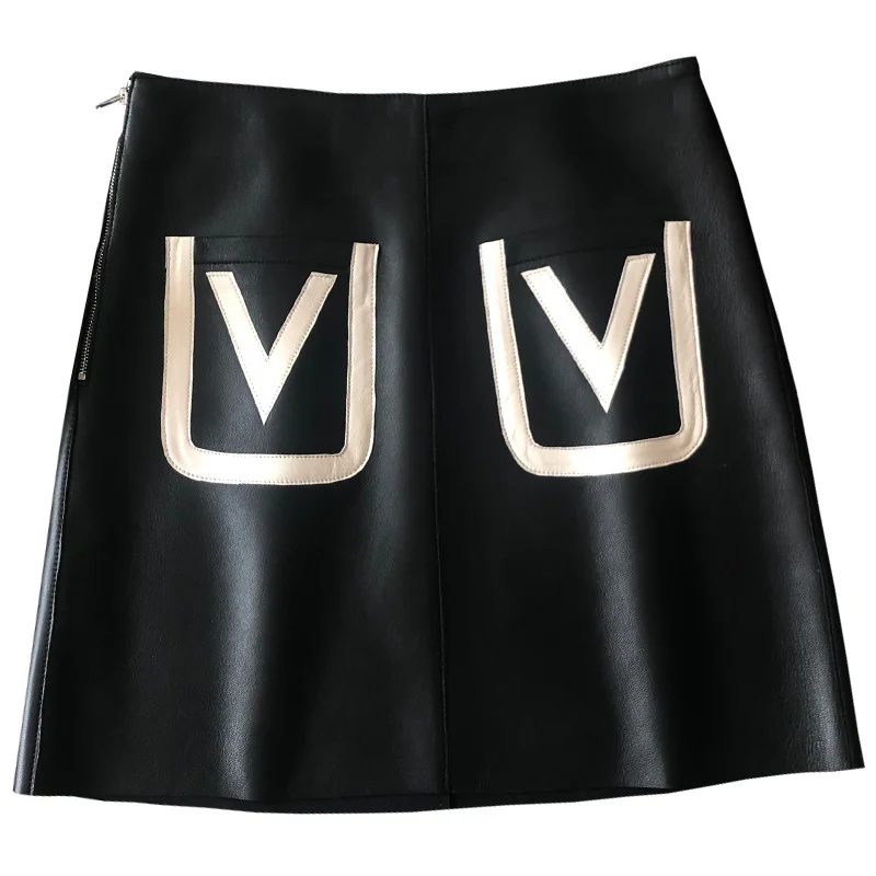 

high shipping.Wholesales, YR!Free waist ,skinny ,hot ,sexy a-line women skirt,authetic sheepskin leather, sales
