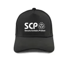 SCP Foundation безопасная Защитная бейсболка Регулируемая модная повседневная Уличная летняя шапка MZ-153
