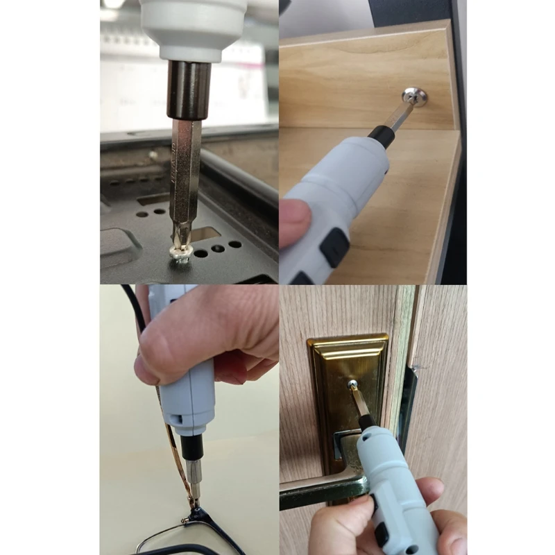 

Mini Electric Screwdriver USB Charging Portable Screw Driver Cordless Power Screwdriver Drill Magnetic Screw Driver Repair 19QB