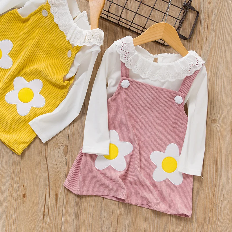 Bear leader/платье для маленьких девочек; Новинка; осеннее платье принцессы для девочек; Милые праздничные Платья с цветочным рисунком для маленьких детей; vestidos; одежда для детей