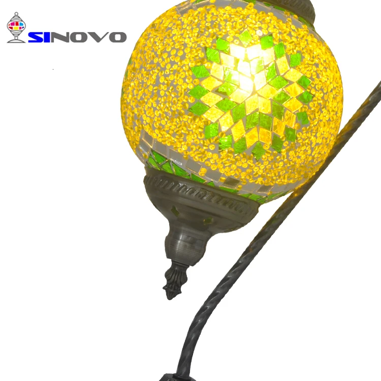 Современный антикварный дизайн спальни освещение причудливая мозаика стекло