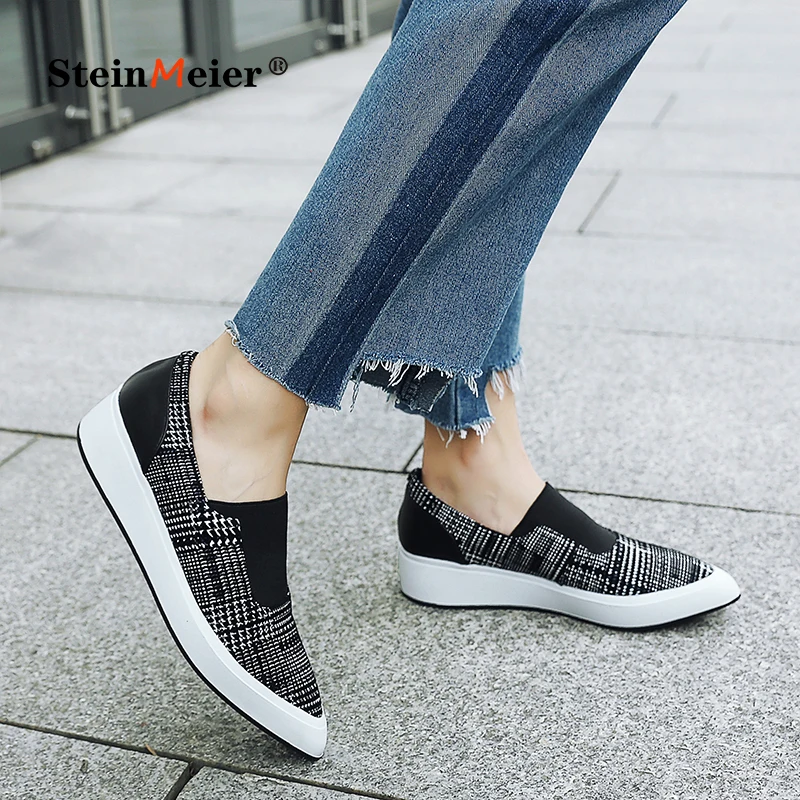 

Туфли-оксфорды женские из натуральной кожи, на плоской платформе, с острым носком