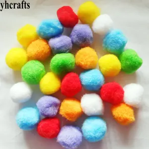 10 шт. 4 см цветные помпоны материал для рукоделия помпоны аксессуары для детского сада декоративно-прикладного искусства игрушки ручной работы Креативные Семейные веселья OEM l