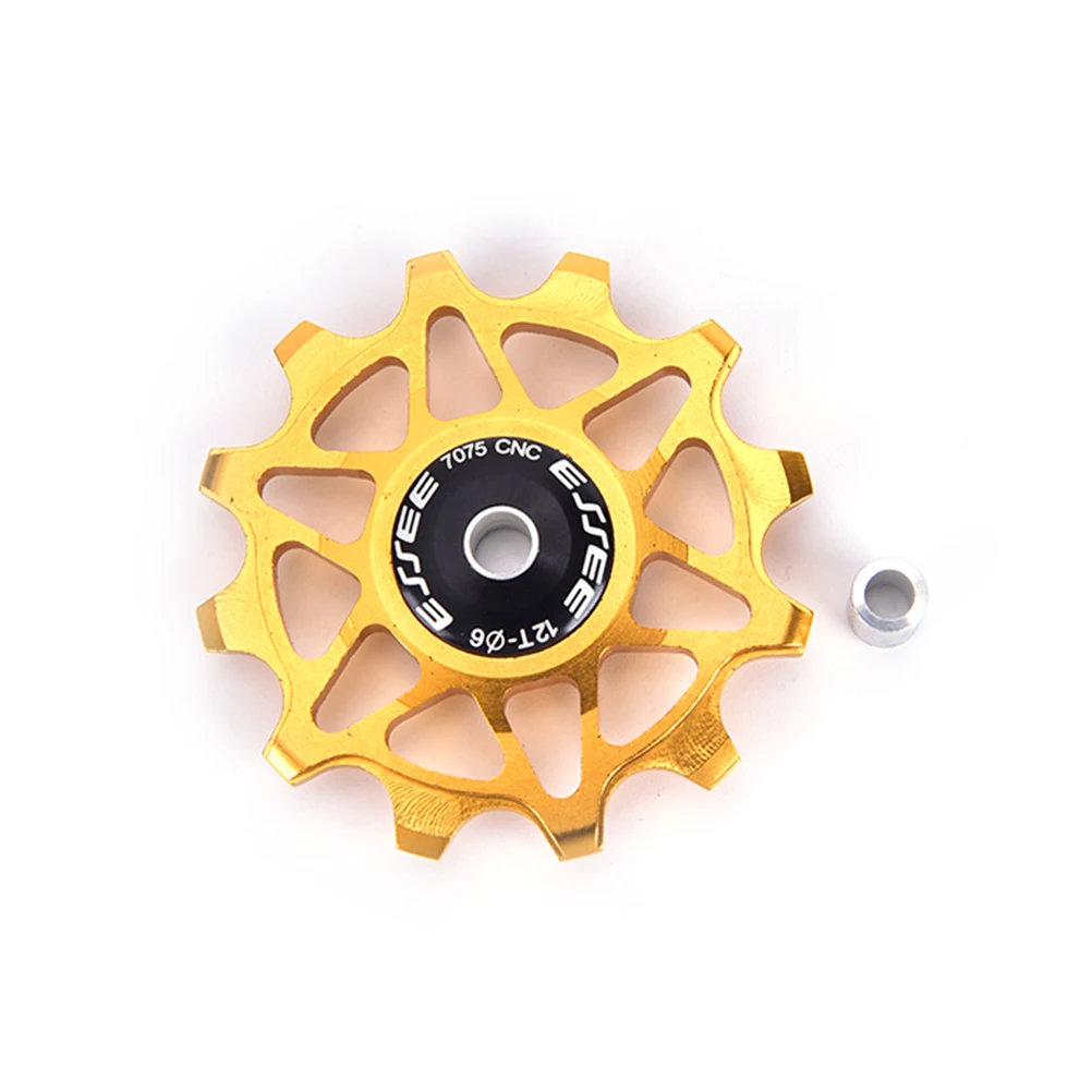 

Hot Sale 12T Aluminum Alloy MTB Bicycle Rear Derailleur Pulley Jockey Wheel Road Bike Guide Roller Idler Part Cycling Accessory