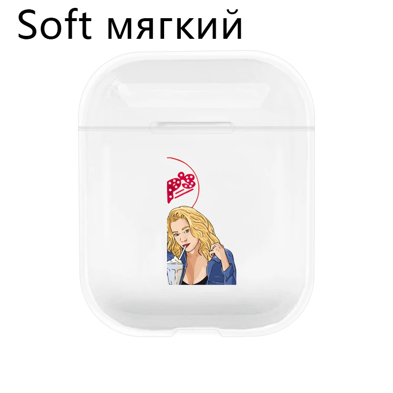I200282 soft Мультяшный Американский ТВ ривердейл чехол для наушников Защитный чехол для Airpods прозрачный мягкий чехол для Apple Airpods зарядка сумки - Цвет: I200282 soft