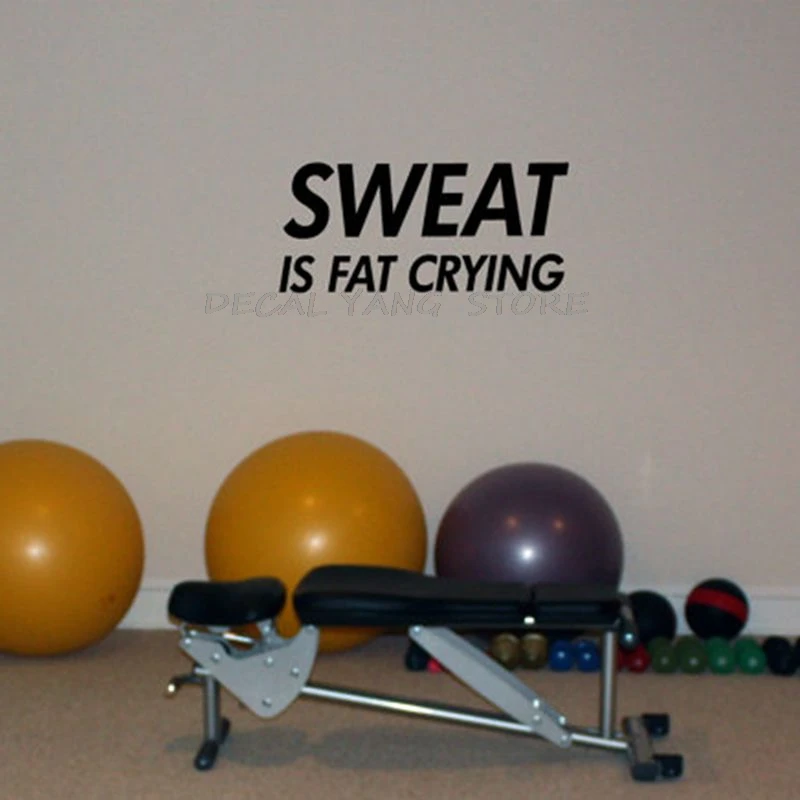 

Виниловая наклейка на стену для дома, тренажерного зала, фитнеса, занятий спортом, на заказ, 1399