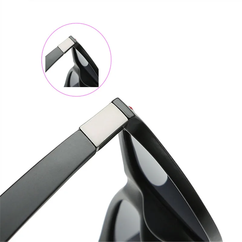 XojoX классические модные квадратные поляризованные солнцезащитные очки для