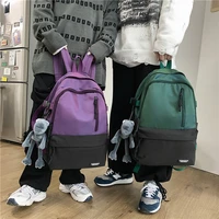 shoulder bag high school schoolbag harajuku japan simple and casual large capacity travel backpack computer bag