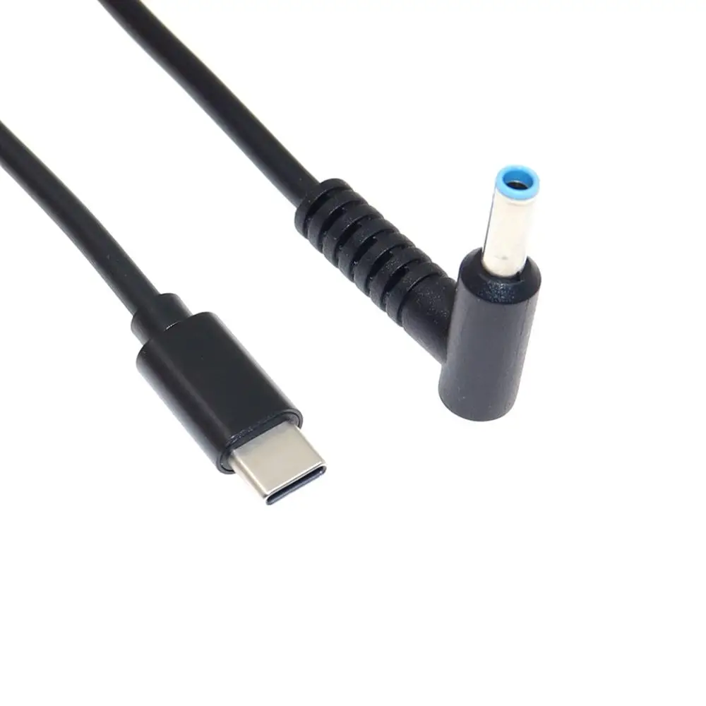 USB Type C PD зарядный кабель шнур 19 5 в 4 5*3 0 мм синий наконечник штекер конвертер Dc