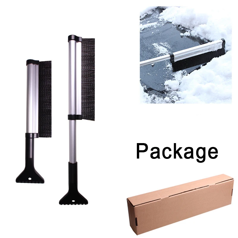 

Extendable Snow Shovel Car Ice Scraper Snow Brush Water Remover for Car Auto SUV Frost Windshield Cleaner Winter Window Scraper