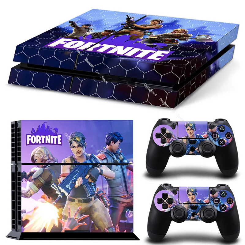 Защитный чехол наклейка Fortnite для PS4 тонкая на кожу геймпада наклейки детского
