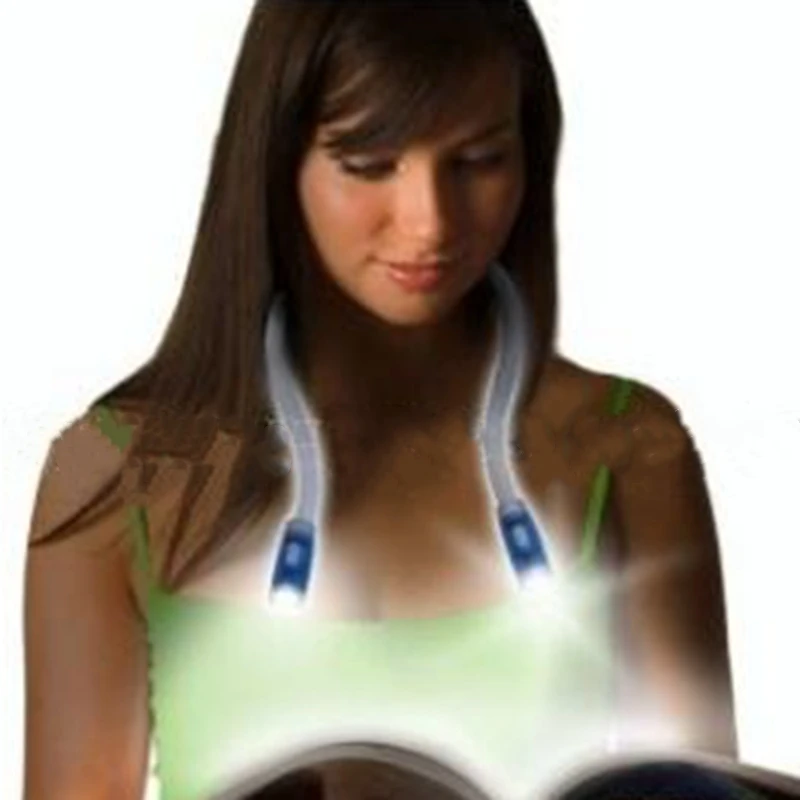 Мини лампа для чтения гибкая Handsfree светодиодный светильник шеи новинка ночник