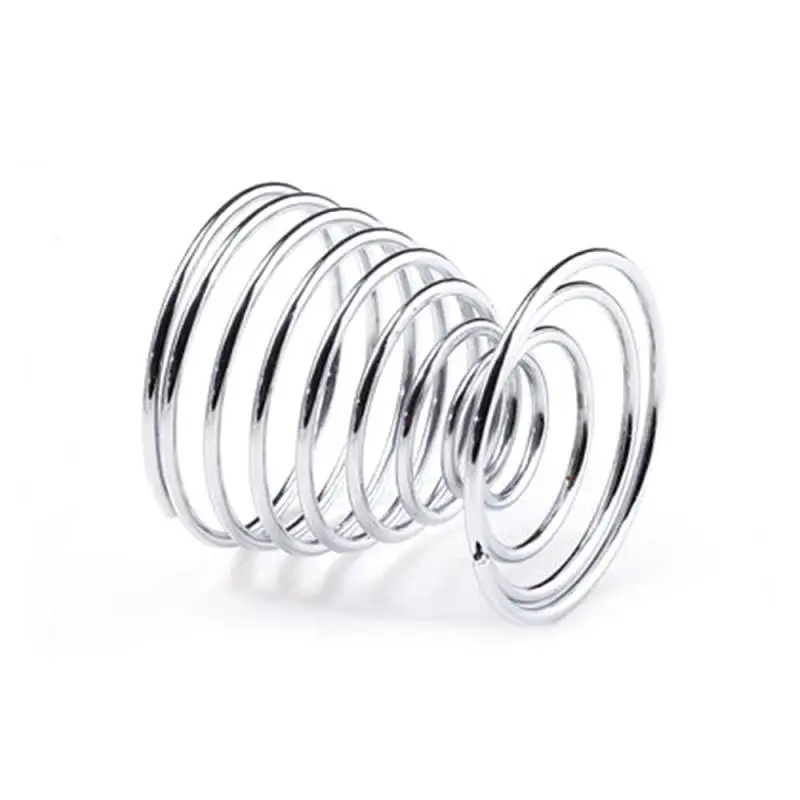 

1PC Egg Rack Stainelss Steel Spring Wire Tray Egg Cup Boiled Eggs Holder Egg Tool Household Cooking Gadgets Kitchen Accessories