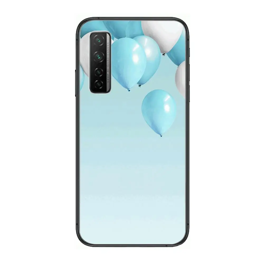 

Beautiful balloon Phone Case For Huawei Nova p10 lite 7 6 5 4 3 Pro i p Smart ZBlack Etui 3D Coque Painting Hoesje
