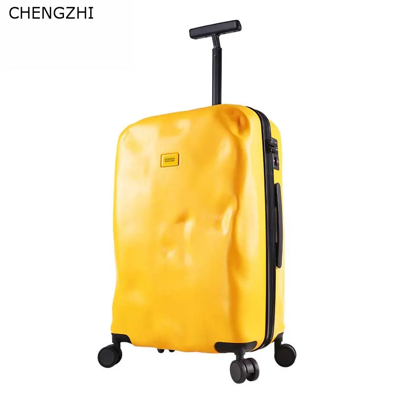 Чемодан на колесиках CHENGZHI в стиле ретро для ПК чемодан 20 22 24 26 29 дюймов|Чемодан