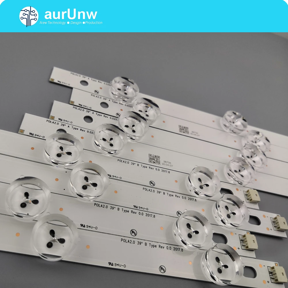 

100% Новый светодиодный Подсветка полосы для LG 39 дюймов ТВ LG 39LN5100 INNOTEK POLA2.039 "A/B Тип 39LN5300 39LN5400 39LA6200 HC390DUN-VCFP1