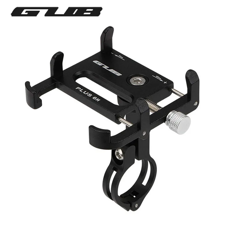 

GUB Bicycle Phone Rotatable Holder Motorcycle Electric Bike Smartphone Mount Black Bracket Can Fixed Thicken The Phone