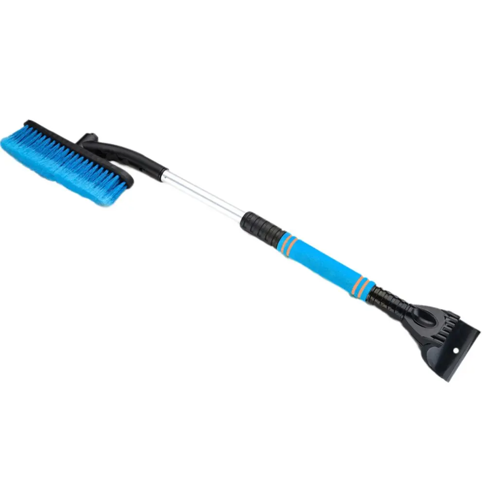 

Vehicle Mounted Snow Shovel Removable Snow Brush Scalable Automobile Windshield Snow With Foam Brush Handle