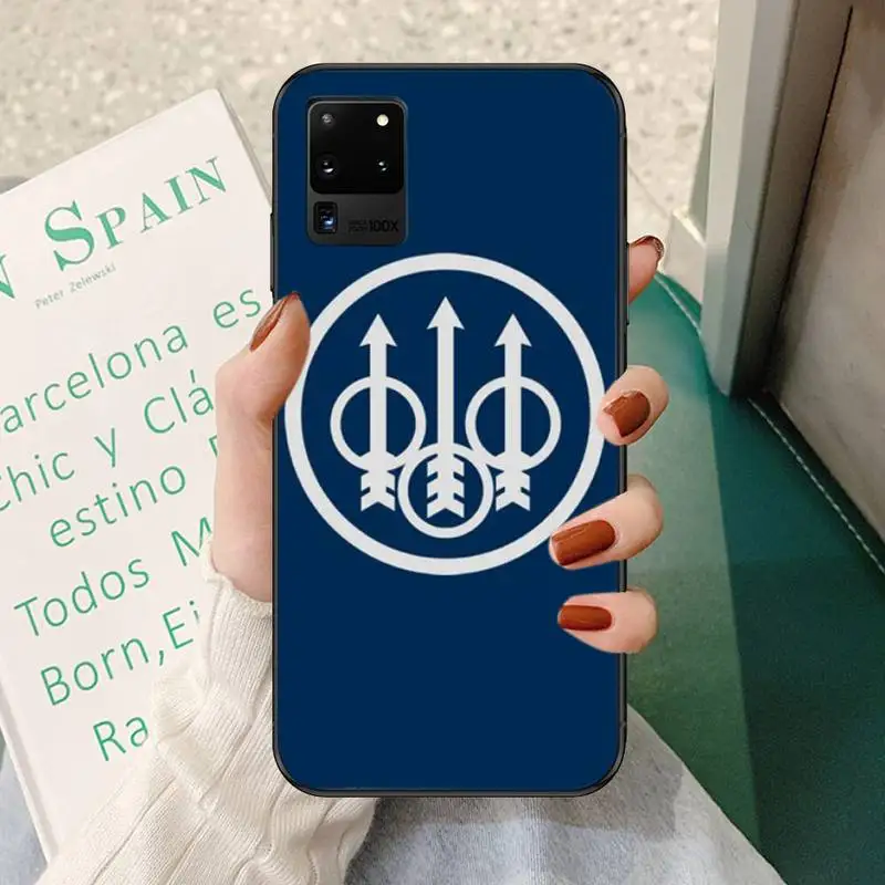 

Phone Case For Samsung A51 71 31 40 30s 21s Galaxy S9 10 20 Plus Note9 10pro 20 20ultra Gun Beretta Brand Soft Cover