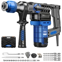 zhjan 220v electric rotary hammers drill impact drill electric hand drill professional concrete industrial grade tools