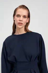 Базовая Трикотажная Толстовка с эластичной резинкой на талии TWOAW21SW1131