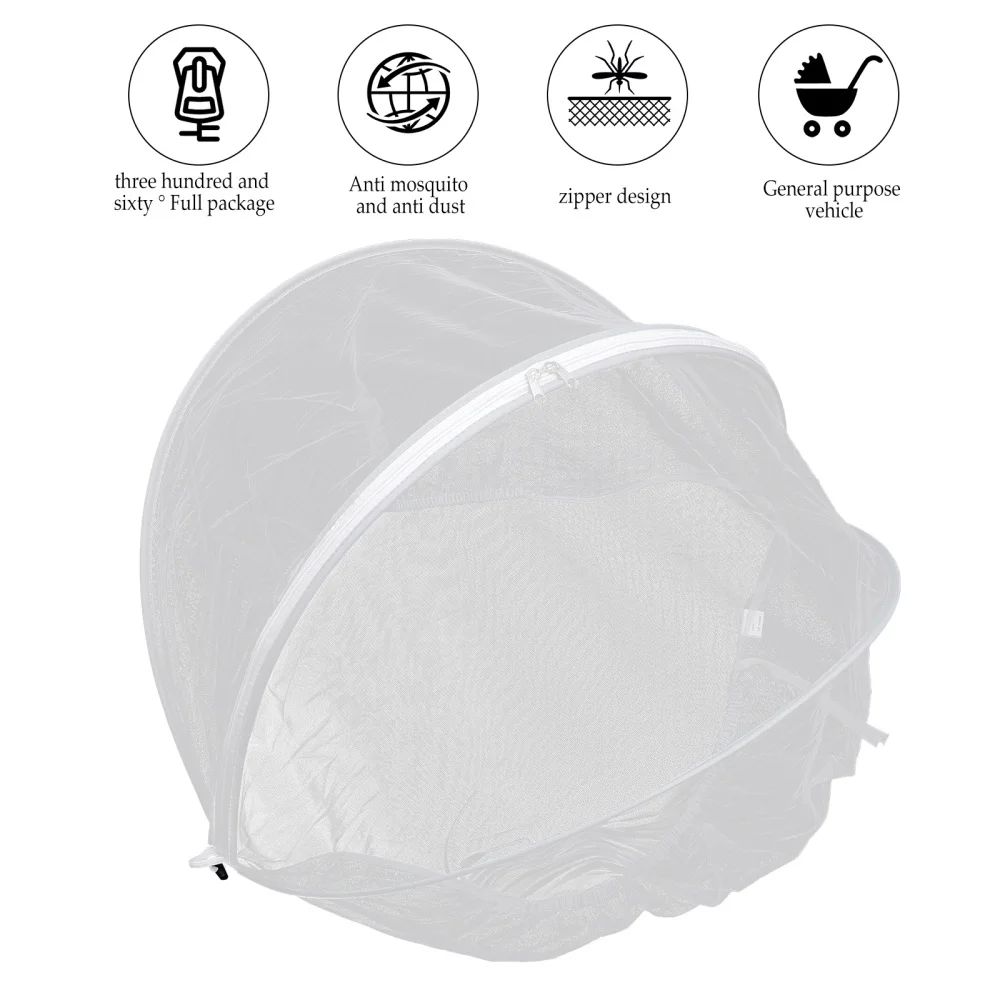 

Baby Stroller Net Mesh Folding Netting Cover for Mosquito Bees Flying Insects