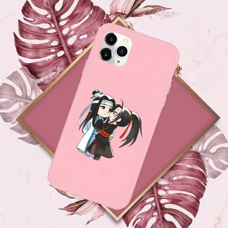 

Mo Dao Zu Shi Phone Case Candy Color for iPhone 11 pro XS MAX 8 7 6 6S Plus X 5S SE 2020 XR