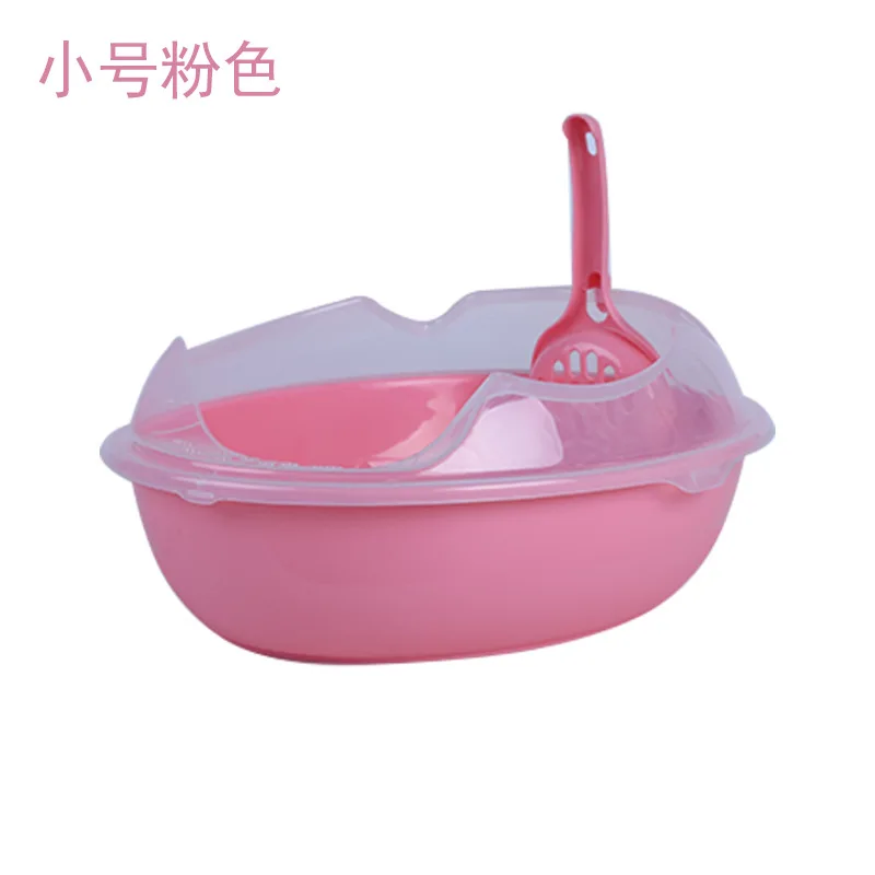 Товары для собак и кошек полузакрытый Овальный Кошачий наполнитель песочный