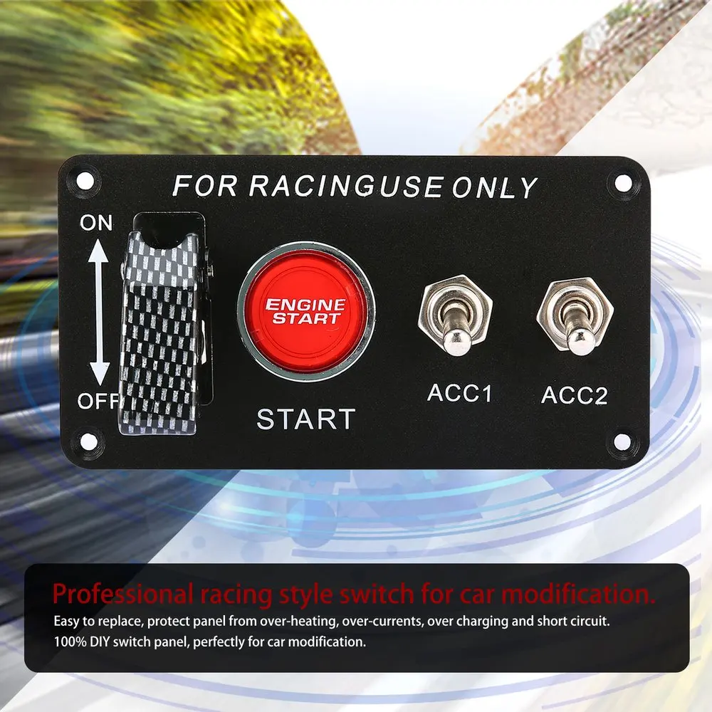 Переключатель зажигания для гоночного автомобиля панель стартера двигателя