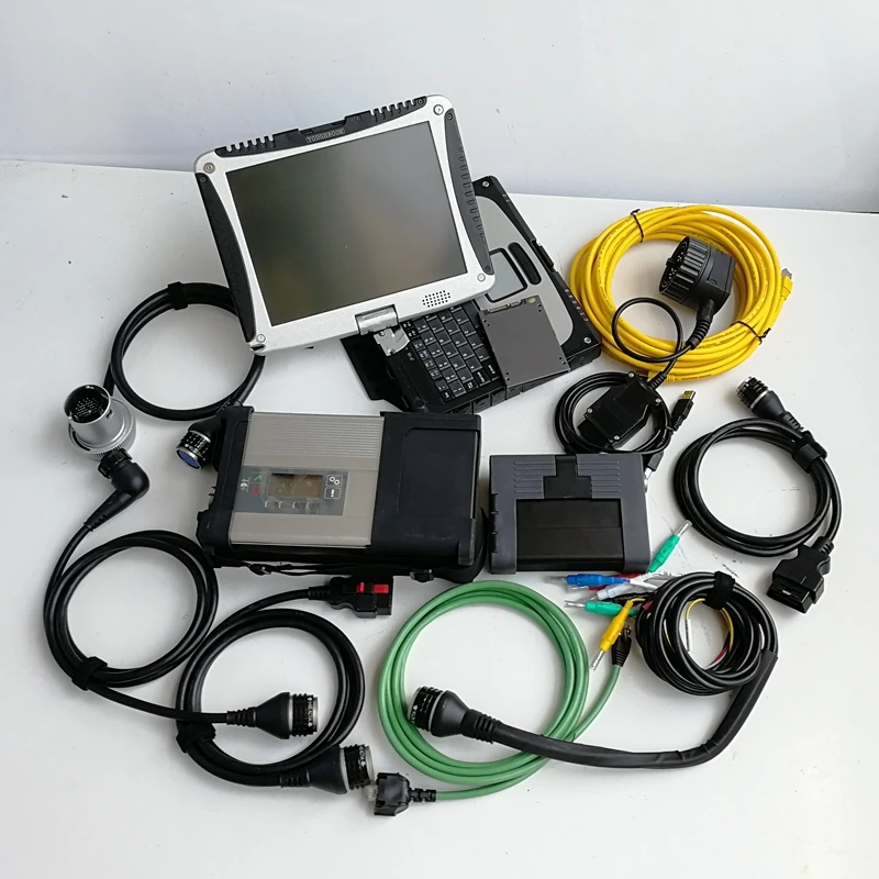 

2in1 Auto Diagnostic Tools MB Star C5 and Icom A2 with 1TB New SSD Software Latest installed well on Used Laptop CF-19