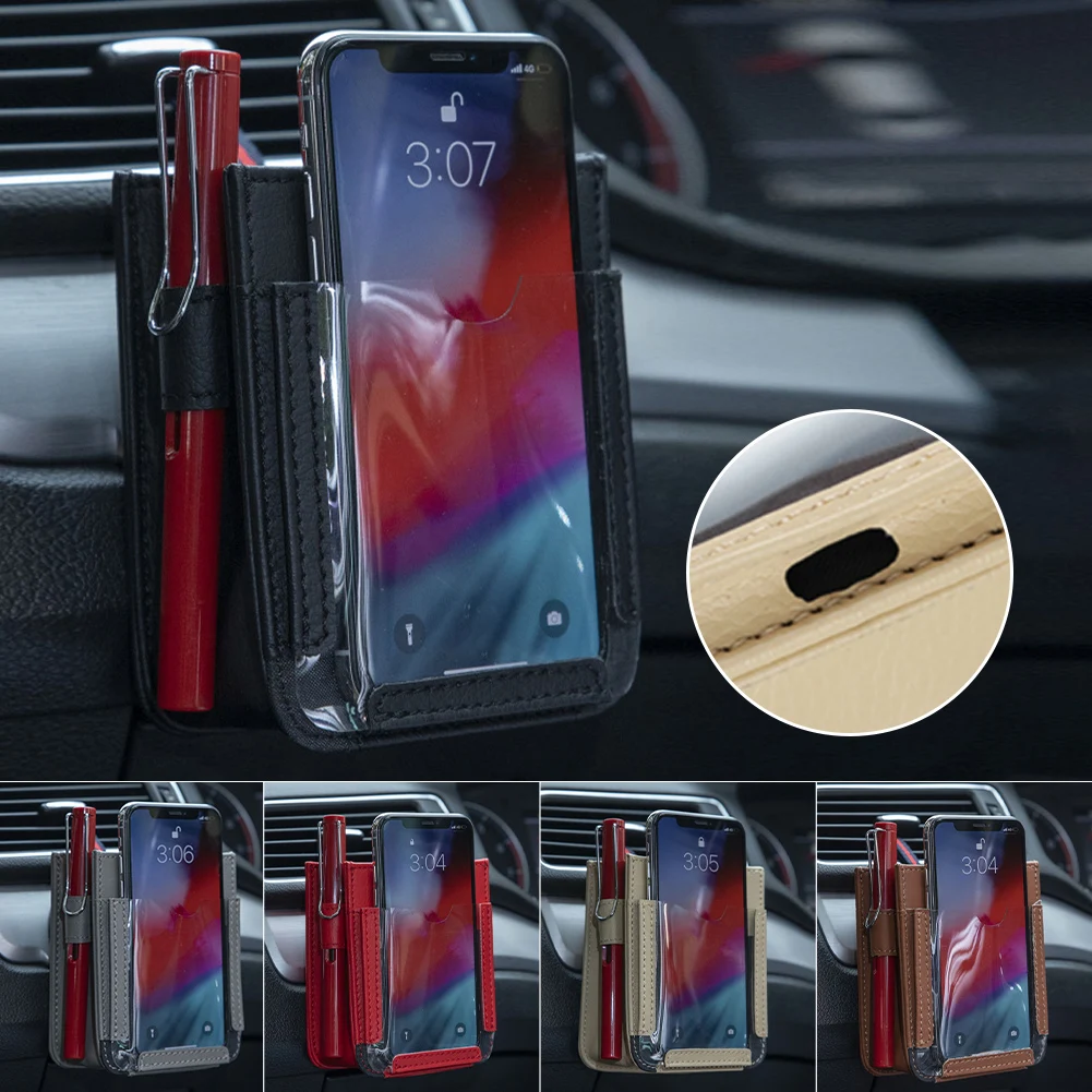 

High quality Car Air Outlet Pockets Car Multi-function Car Phone Storage Bag Hanging Bag Creative Box Car Interior Accessories