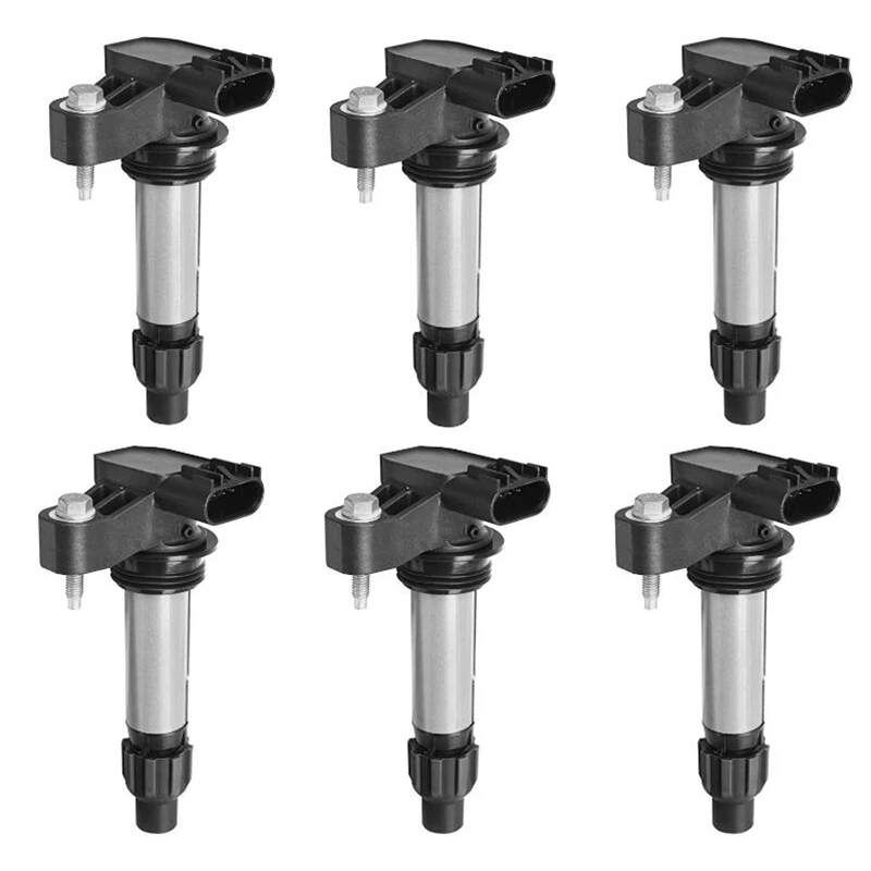 6 шт. новая катушка зажигания для Buick Lacrosse Cadillac CTS Camaro Impala Terrain SRX GMC Pontiac Saturn Suzuki