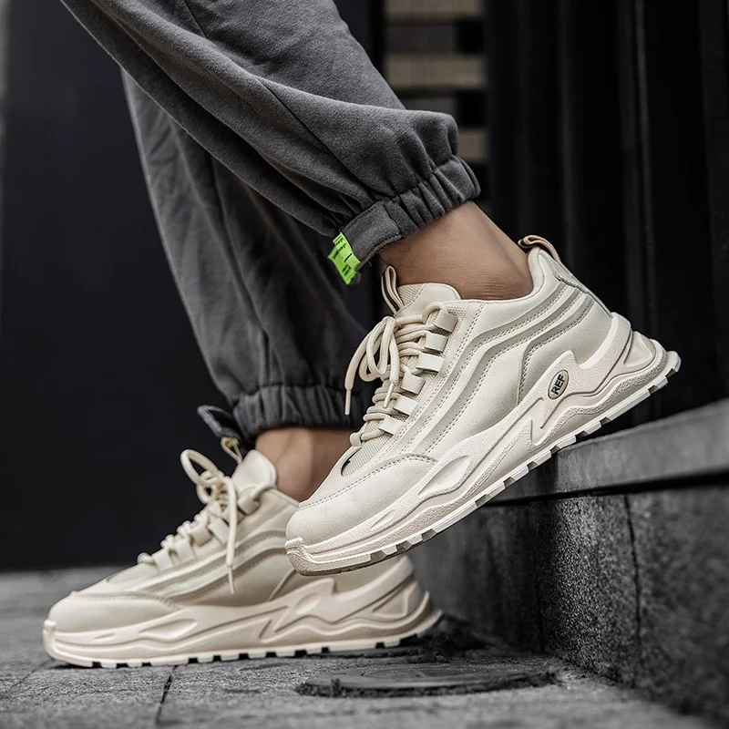 

CYYTL Increased New Style Breathable Casual Shoes for Men Men Platform Sneakers Outdoor Walking Boys Fitness Workout Tennis