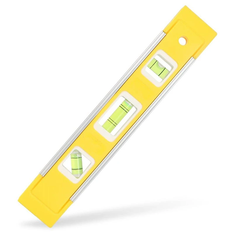 

Уровень уровня торпеды, 9 дюймов, 3 Различные пузырька, 45 градусов, 90 градусов, 180 градусов, 5 упаковок