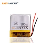 Литий-полимерный аккумулятор 362828 300 мА  ч 3,7 в для записывающего устройства dvr