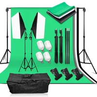 professional photography softbox 2m2m background stand green black gray screen non woven background support stand kit for video