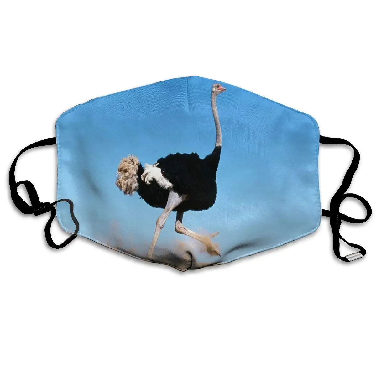 

Пылезащитная моющаяся многоразовая детская маска страусиного вида маска Защита для рта теплая Ветрозащитная маска