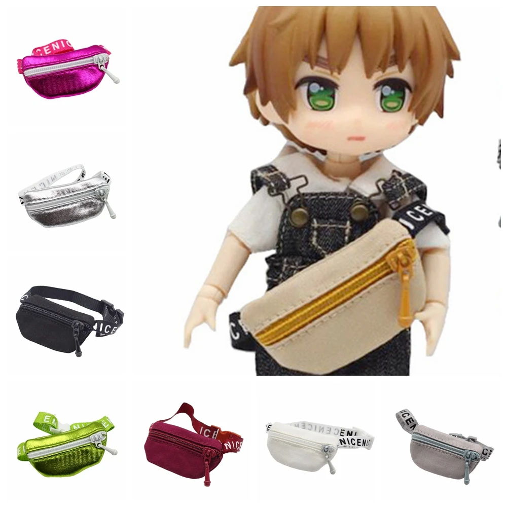 

8 Color BJD Doll Accessories Mini Messenger Bags For Dolls OB11 OB11 Accessories Bag GSC YMY 1/8 1/12 BJD Doll Bag Accessories
