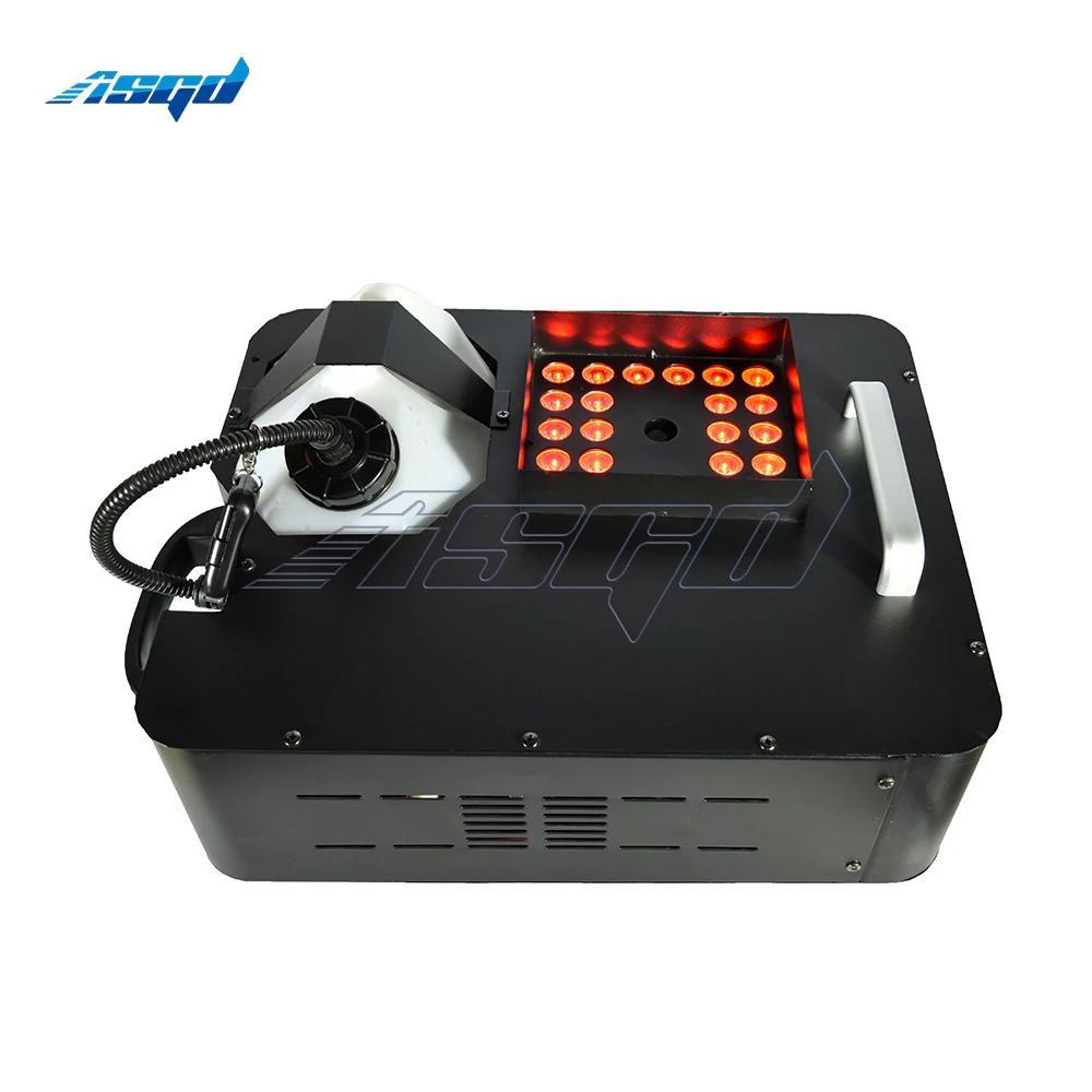 

24x9W RGB 3in1 Smoke Machine 1500W DMX DJ Stage Effect Sprayer Colorful Wash Wall Fogger For Concert Party Show Wedding Bar ASGD