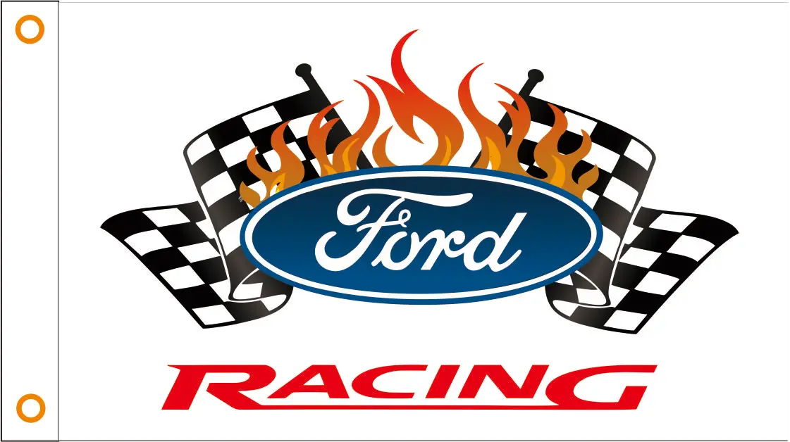 Флаг автомобиля под заказ флаг Форд баннер 3x5 футов 100% полиэстер 041 | Дом и сад