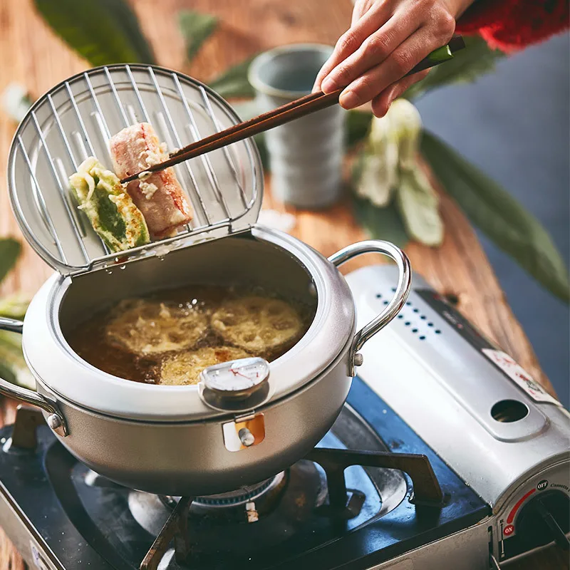 Японский жаровня с крышкой контролируемая температура Япония tempura Корея